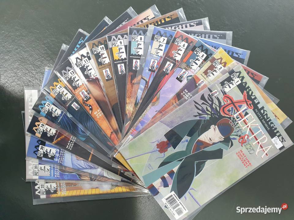 Marvel Knights Elektra zestaw 16 komiksów USA Gdynia