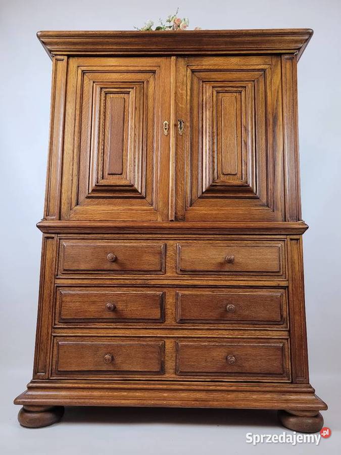 Wysoka komoda bieliżniarkaszuflady 59cm Dom i Ogród Białogard sprzedam