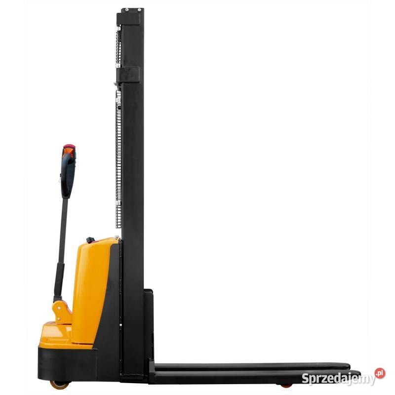 WÓZEK ELEKTRYCZNY PALETOWY MASZTOWY PODNOŚNIK 3M