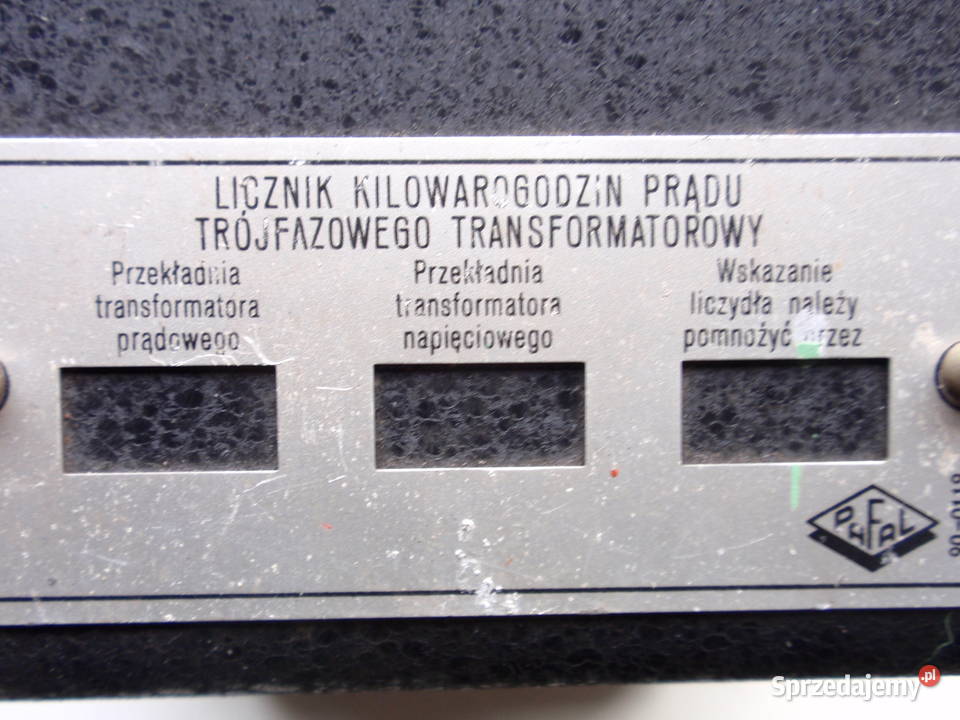 Licznik kilowatogodzin prądu trójfazowego z Łódź sprzedam