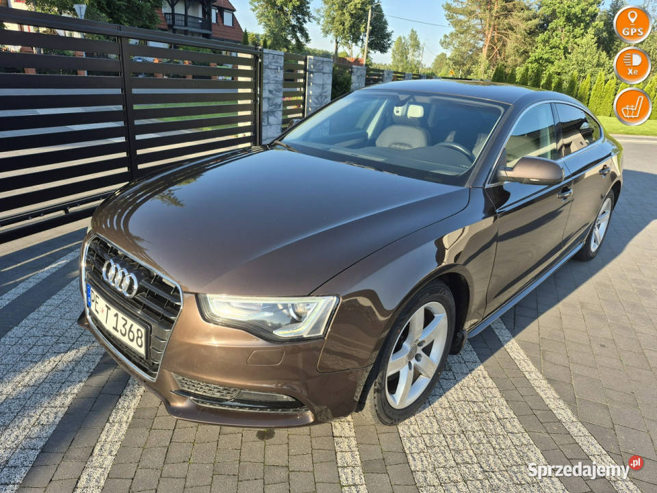 Audi A5 Sportback xenon led navi chromy ładny Drelów