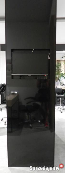 Szafa czarna połysk dom salon fryzjerski Poznań sprzedam