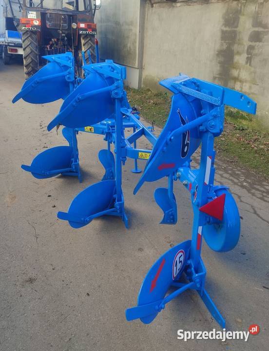 Pług 3 skibowy obrotowy rabe werk lekki model Mostek