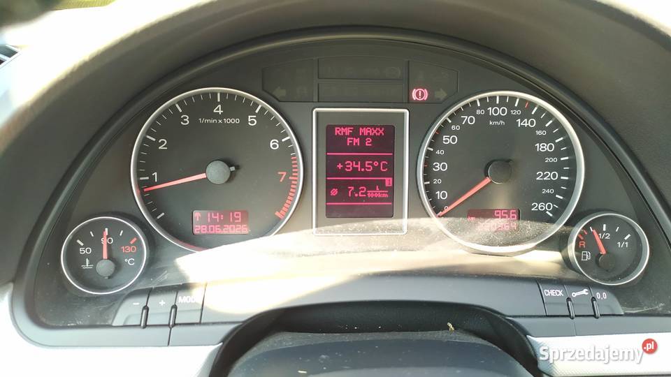 Audi A4 B7 18 TURBO 195 Oryginał Lakier świętokrzyskie Bodzentyn