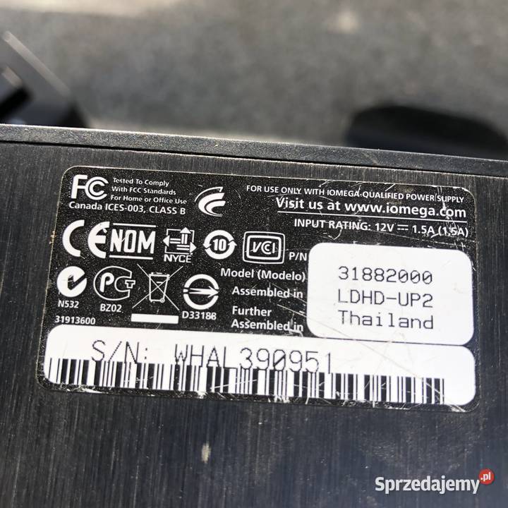Stacja SSD dysk zewnętrzny SATA HDD IOMEGA ORICO Dyski, napędy i nośniki