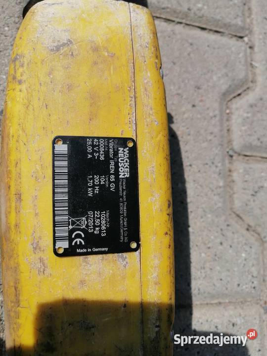 Buława wibracyjna IREN 65 GV 2013r Cieszyn