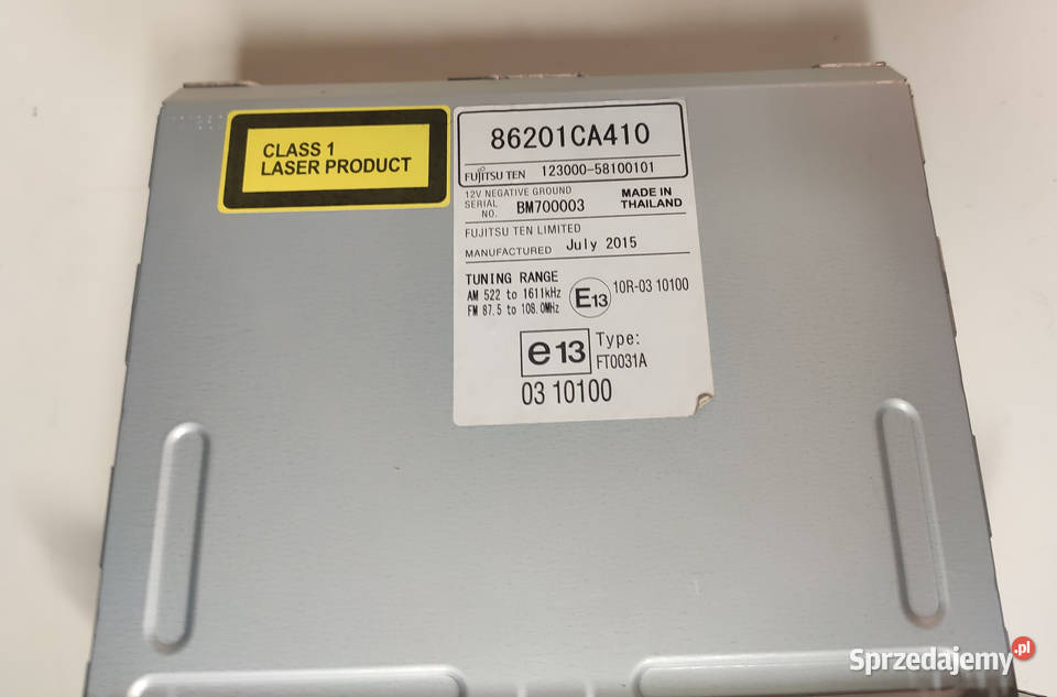 Subaru radio 86201ca410 fa413l1 nowe Mikołów