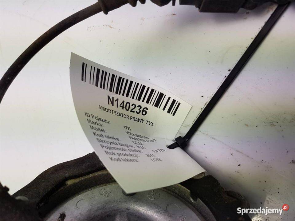AMORTYZATOR PRAWY TYŁ PHAETON II LIFT Lipno