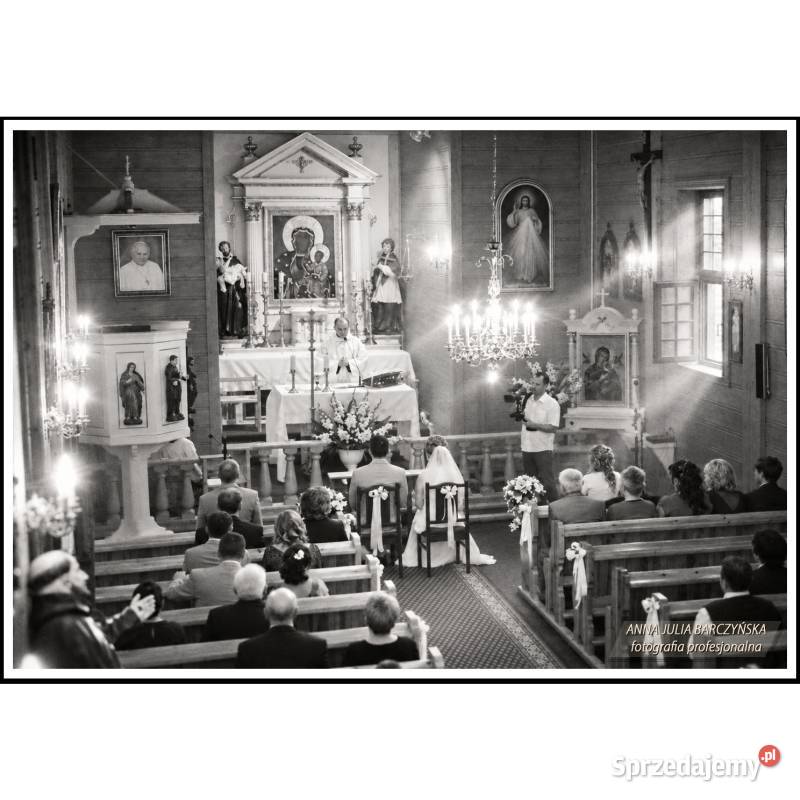 Artystyczna Fotografia Ślubna BW Czarnobiałe Warszawa