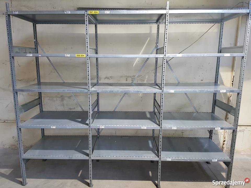 REGAŁ metalowy Schafer 250x100x805 półek Magazynowanie Dzierżoniów