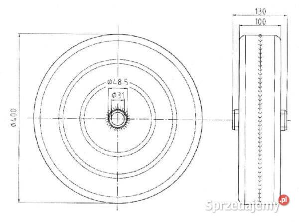 Rura stalowa 400x100 STR844 Kamionna