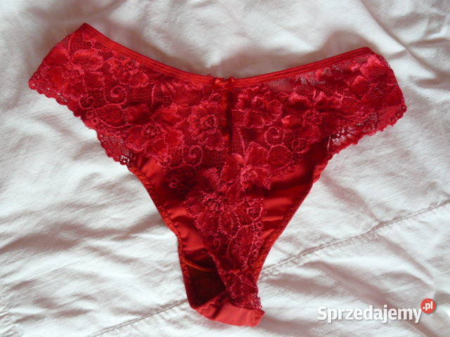 Stringi koronkoweczerwone Inna marka Bielizna damska Rzeszów