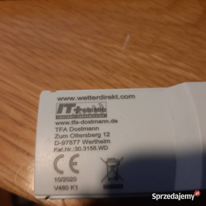 nadajnik zewnętrzny do stacji pogody Rzeszów sprzedam