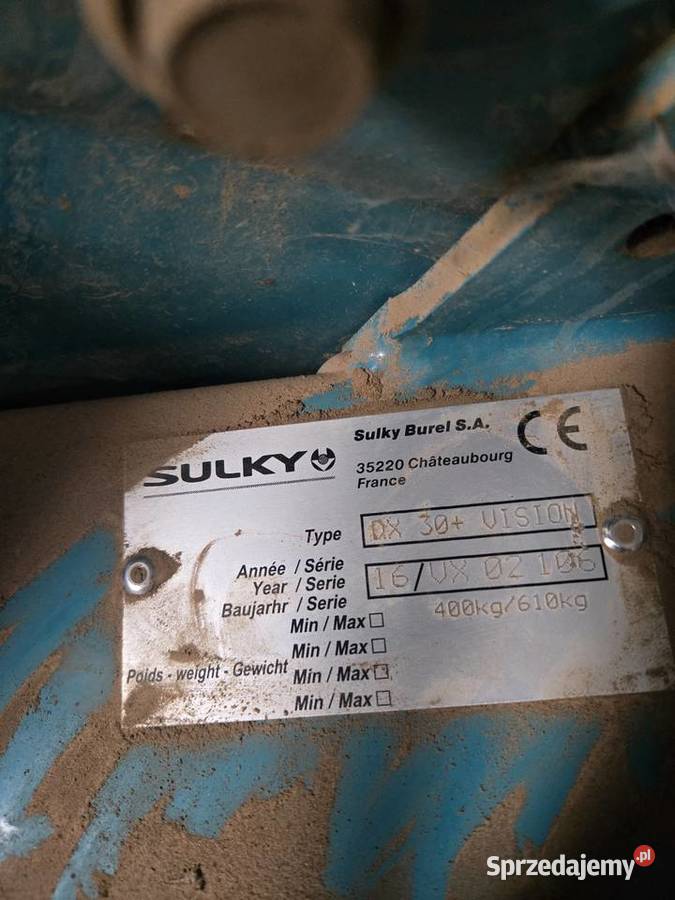 Sozsiewacz nawozów sulky Nysa