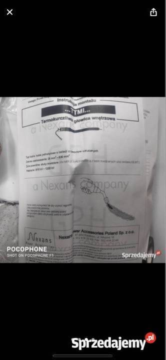 Termokurczliwa głowica wnętrzowa 6 20 kV Gliwice sprzedam