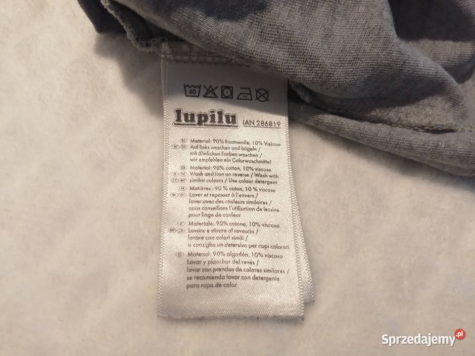 Koszulka długi rękaw Lupilu 98104 cyferki Odzież Czeladź
