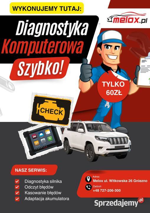 WYMIANA OLEJOWA SZYBKI SERWIS MELOX Gniezno