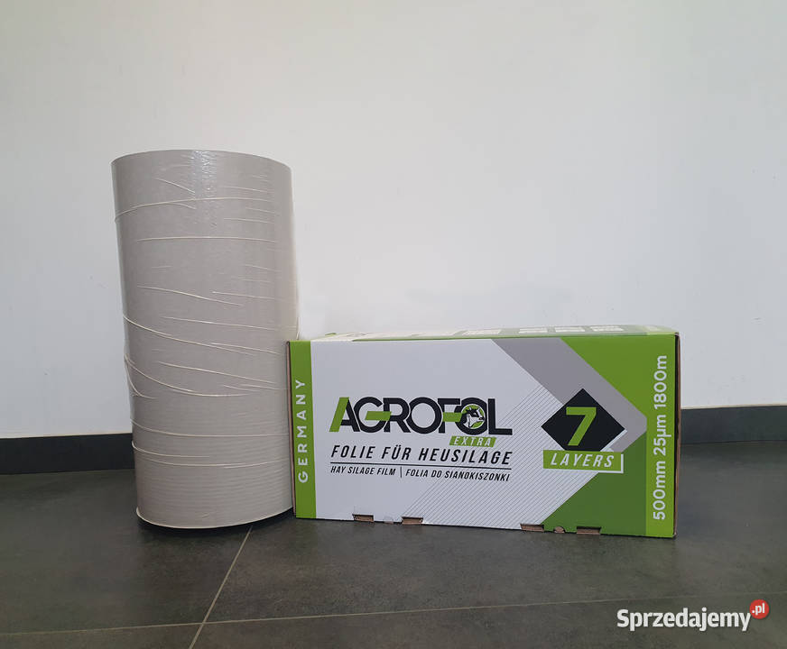 Folia do sianokiszonki AGROFOL biała 500750mm Pozostałe