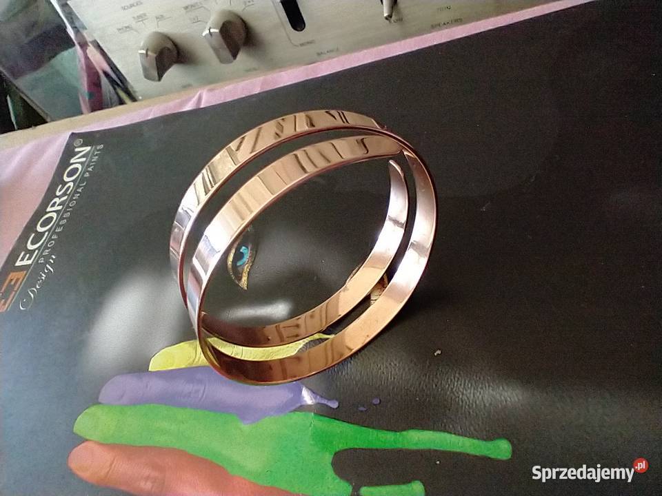 Bransoleta czysta miedź metaloplastyka Łódź
