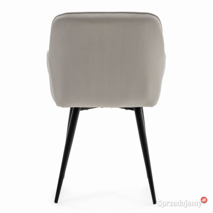 Jasnoszare Krzesło Tapicerowane Lago Wysyłka 24H Tarchały Małe