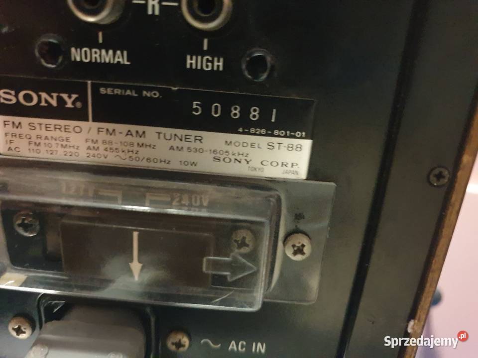Sony st 88 radio vintage Leżajsk