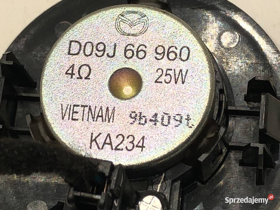 GŁOŚNIKI KOMPLET MAZDA 2 DL D09J66960 Hatchback