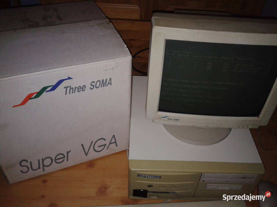 Monitor monochromatyczny Three soma 14" i mniejsze Gorzyce