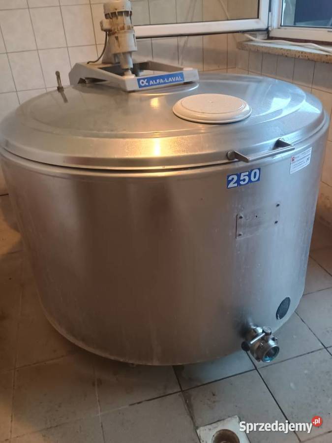 Zbiornik na mleko 650 l Alfa Laval rolnika
