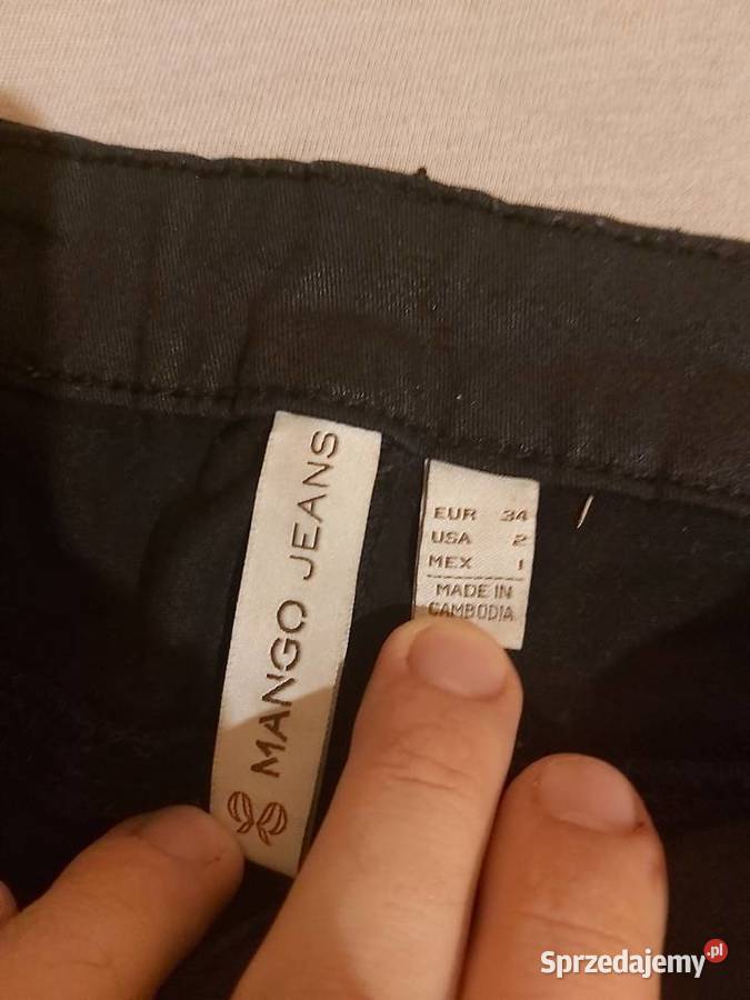 Spodnie damskie Mango Jeans 34 bawełniane Moda i Styl małopolskie Kraków