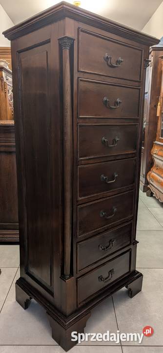 Piękna wysoka szyfonierakomoda kolonialna sklep Dąbrowa Górnicza
