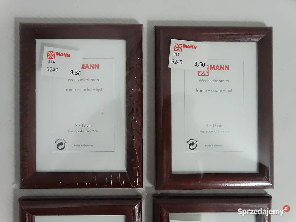 Komplet 5 nowych ramek na zdjęcia MANN 9x13 lubelskie