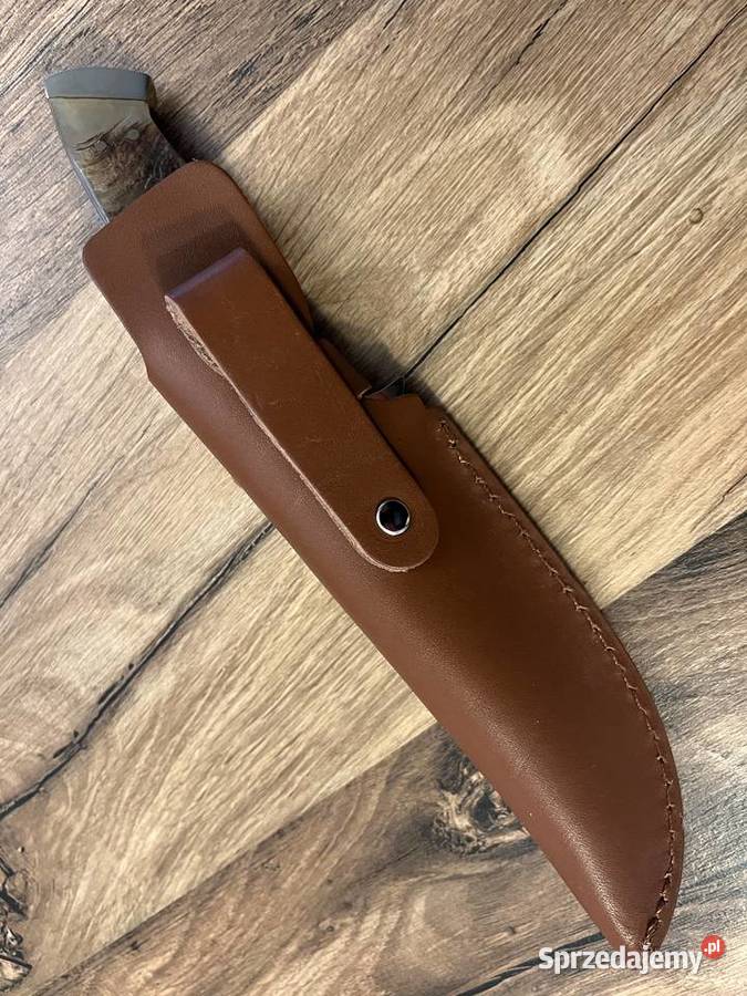 Nóż damascen outdoor handmade NOWY Mrągowo sprzedam