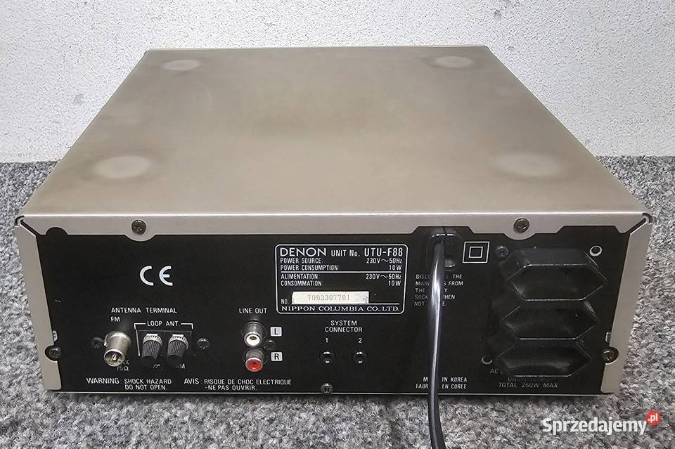 Tuner Stereo Denon UTUF88 Personal Component Radioodtwarzacze Kraków