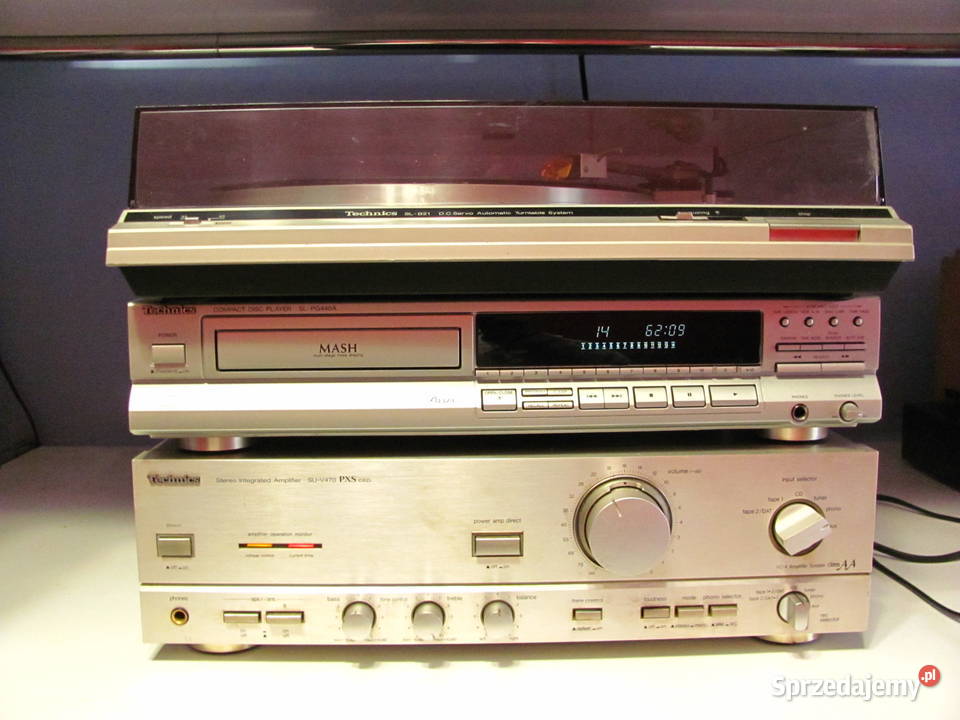 Odtwarzacz CD Technics i wzmacniacz Technics Wieże i miniwieże łódzkie