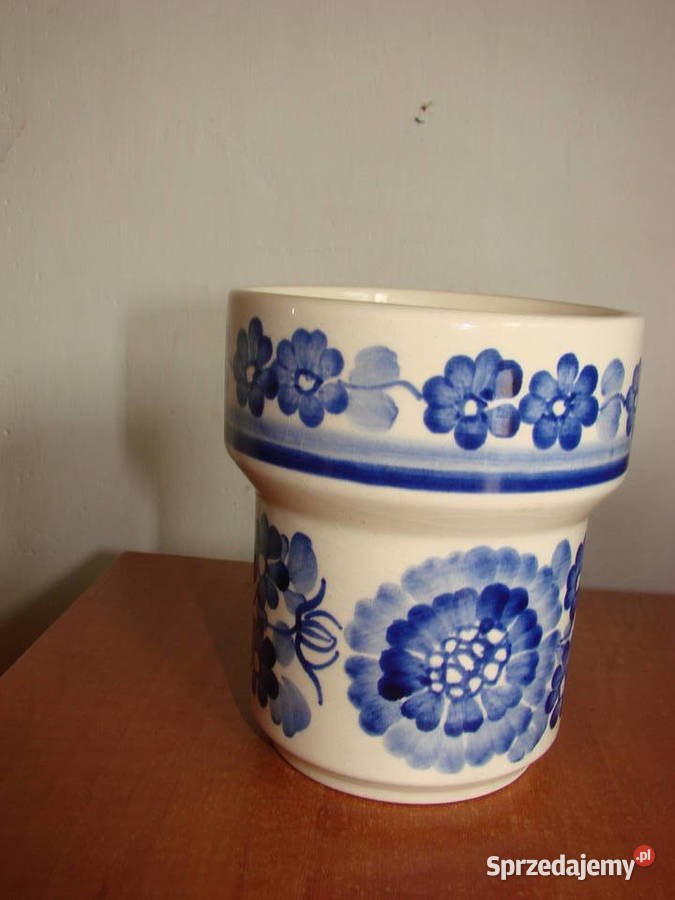 Włocławek fajansowy pojemnik Pruszcz Gdański