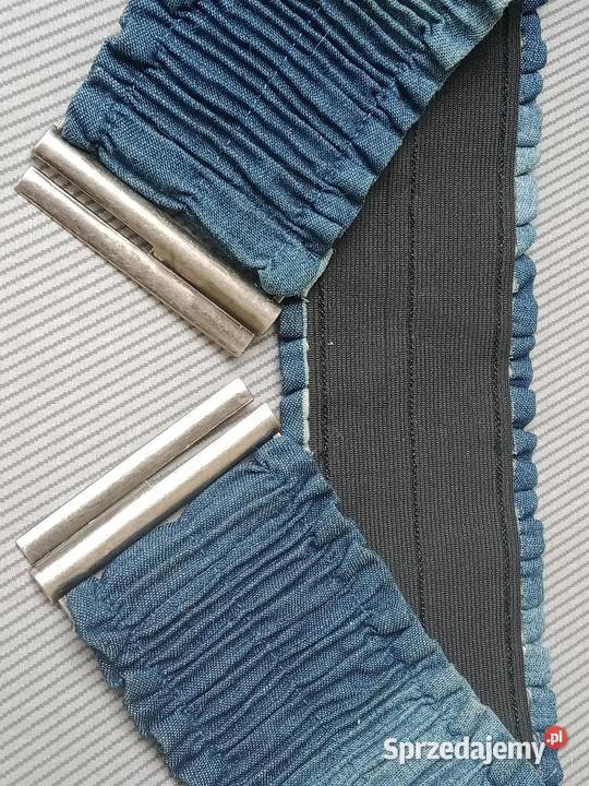 Pasek rozciągliwy z jeansu