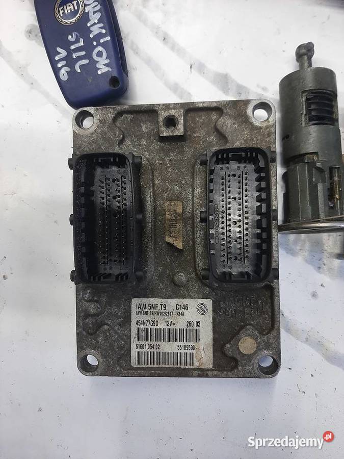 Fiat Stilo 16 16V komputer zestaw do odpalenia łódzkie