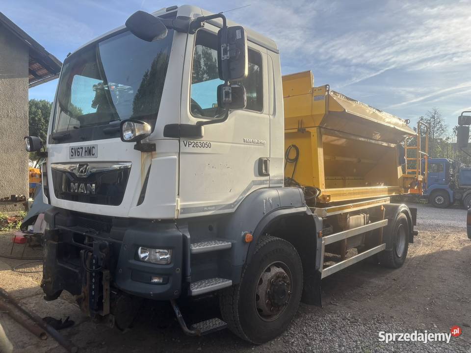 MAN TGM 18290 4x4BB 2017 Piaskarka Solarka podkarpackie Ropczyce