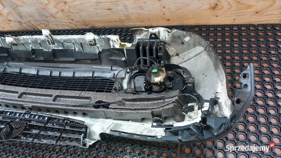 MERCEDES W169 ZDERZAK PRZÓD HALOGEN PDC Zbierkowo