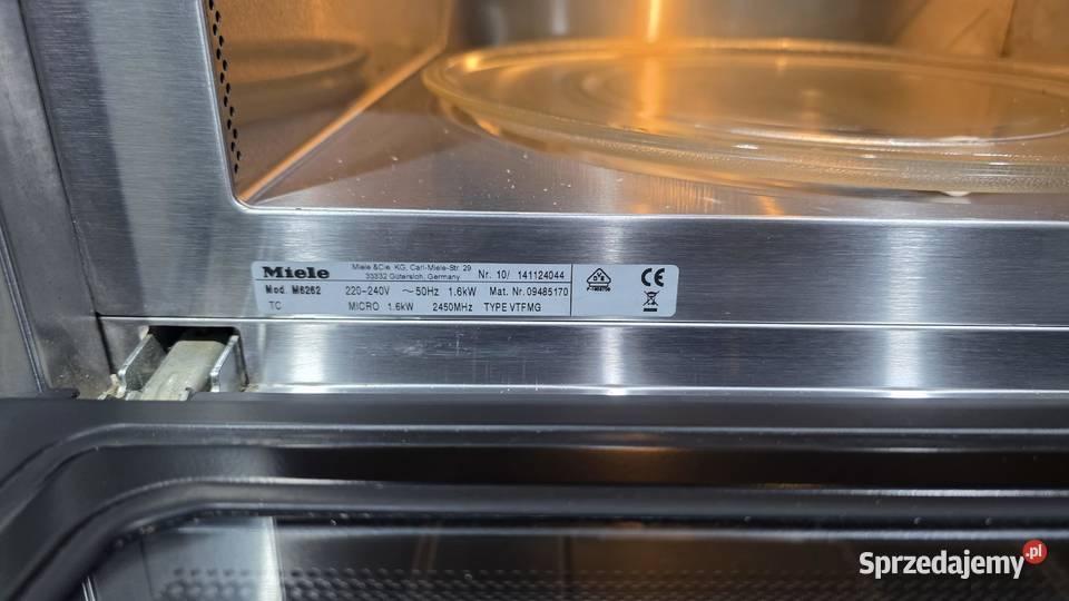 Biały Zestaw Miele Mikrofala M 6262 Piekarnik Wrocław sprzedam