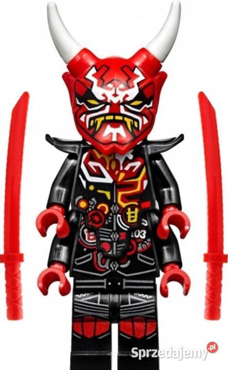 Klocki figurka ludzik MR E NINJA BIKER 4miecze Klocki Pobiedziska sprzedam