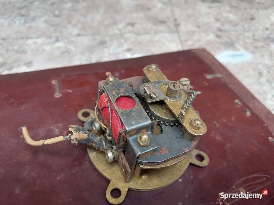 Mechanizm elektryczny starego zegara art deco Tczew sprzedam