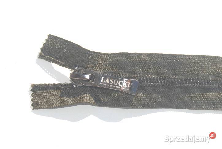 Zamek błyskawiczny 40 taśma z suwakiem Khaki Cieszyn