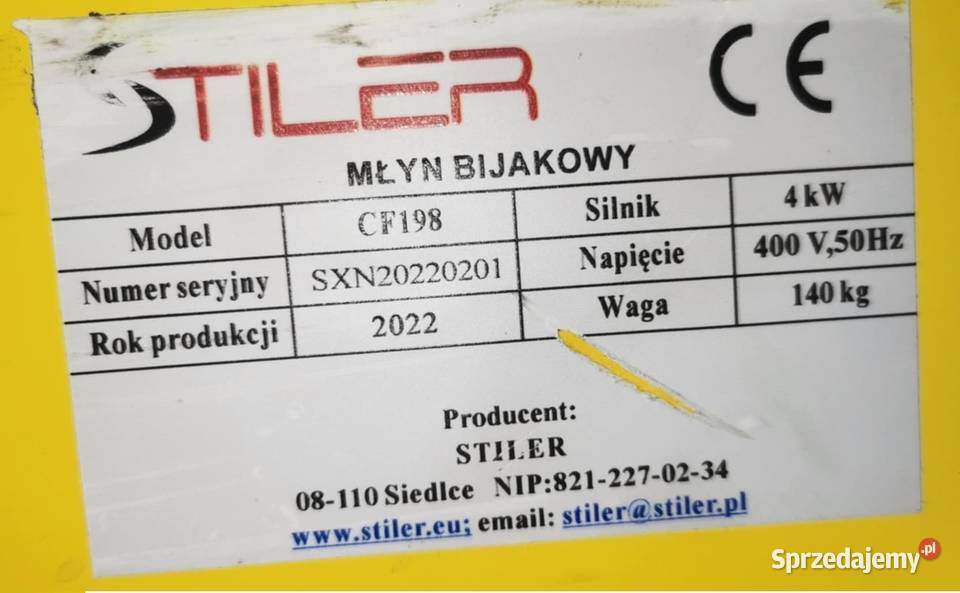 peleciarka z młynem do rozdrabniania małopolskie Kraków