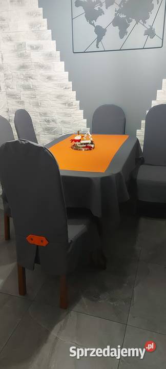 POKROWCE POKROWIEC NA KRZESŁA Z ZAPINKĄ SZYTE NA