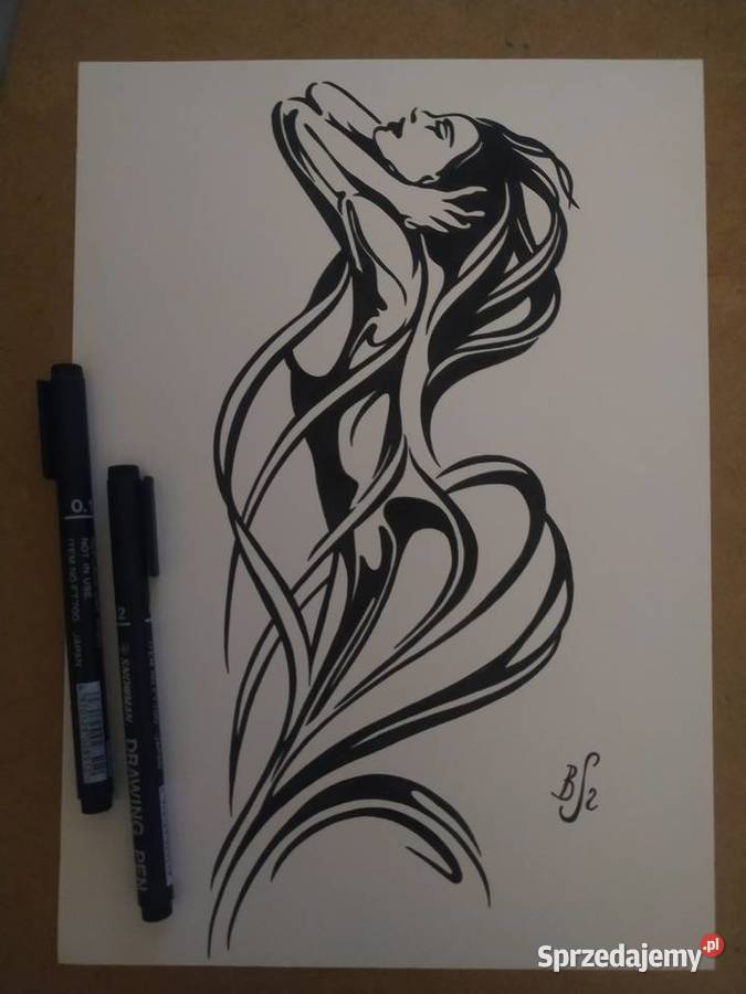 Rysunek kobieta cienk blok t A4 250 gm2 Warszawa