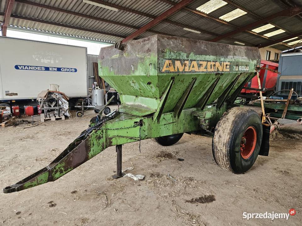 Rozsiewacz do Wapna i Nawozów AMAZONE ZG 6000 na Maszyny rolnicze Turów sprzedam
