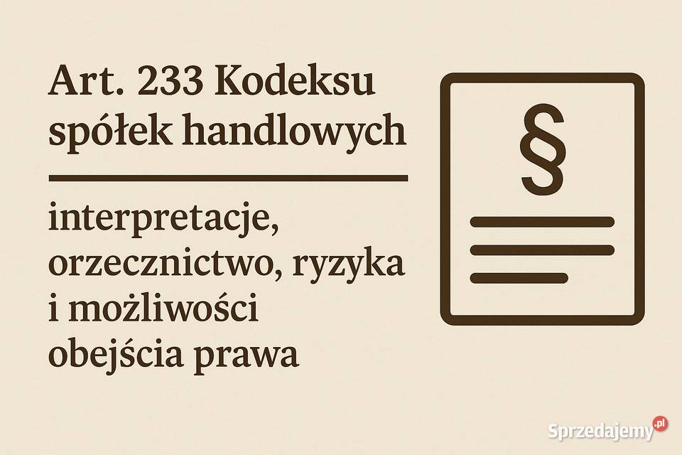 Skup Zadłużonych Spółek Kancelaria Warszawa