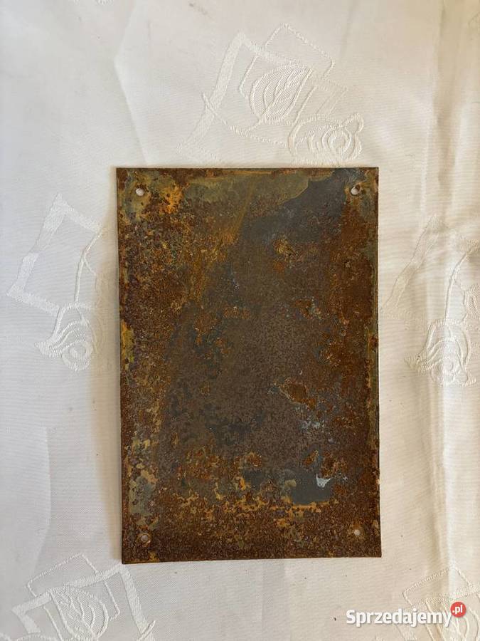 Niemiecka tablica emaliowana III Rzesza małopolskie Kraków sprzedam