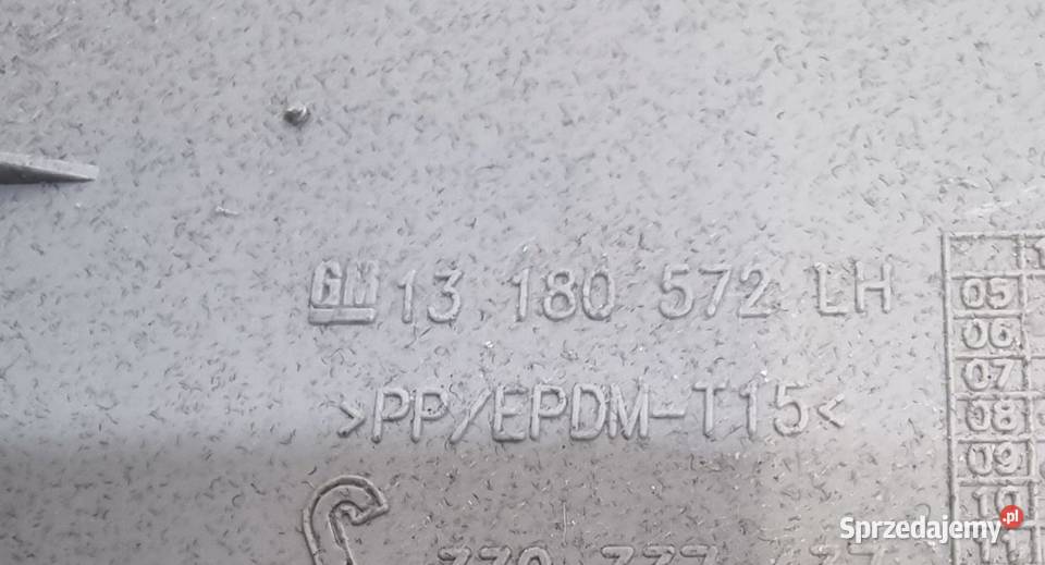 Opel Corsa D plastik osłona lewa słupka B kujawsko-pomorskie sprzedam